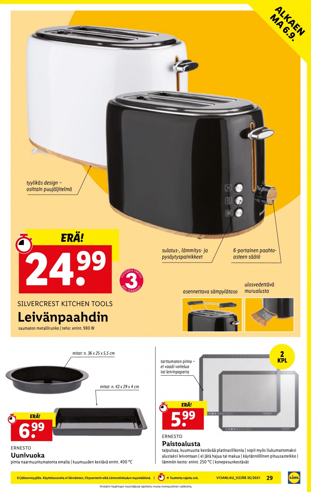 Lidl tarjoukset - 02.09.2021 - 08.09.2021. Sivu 29