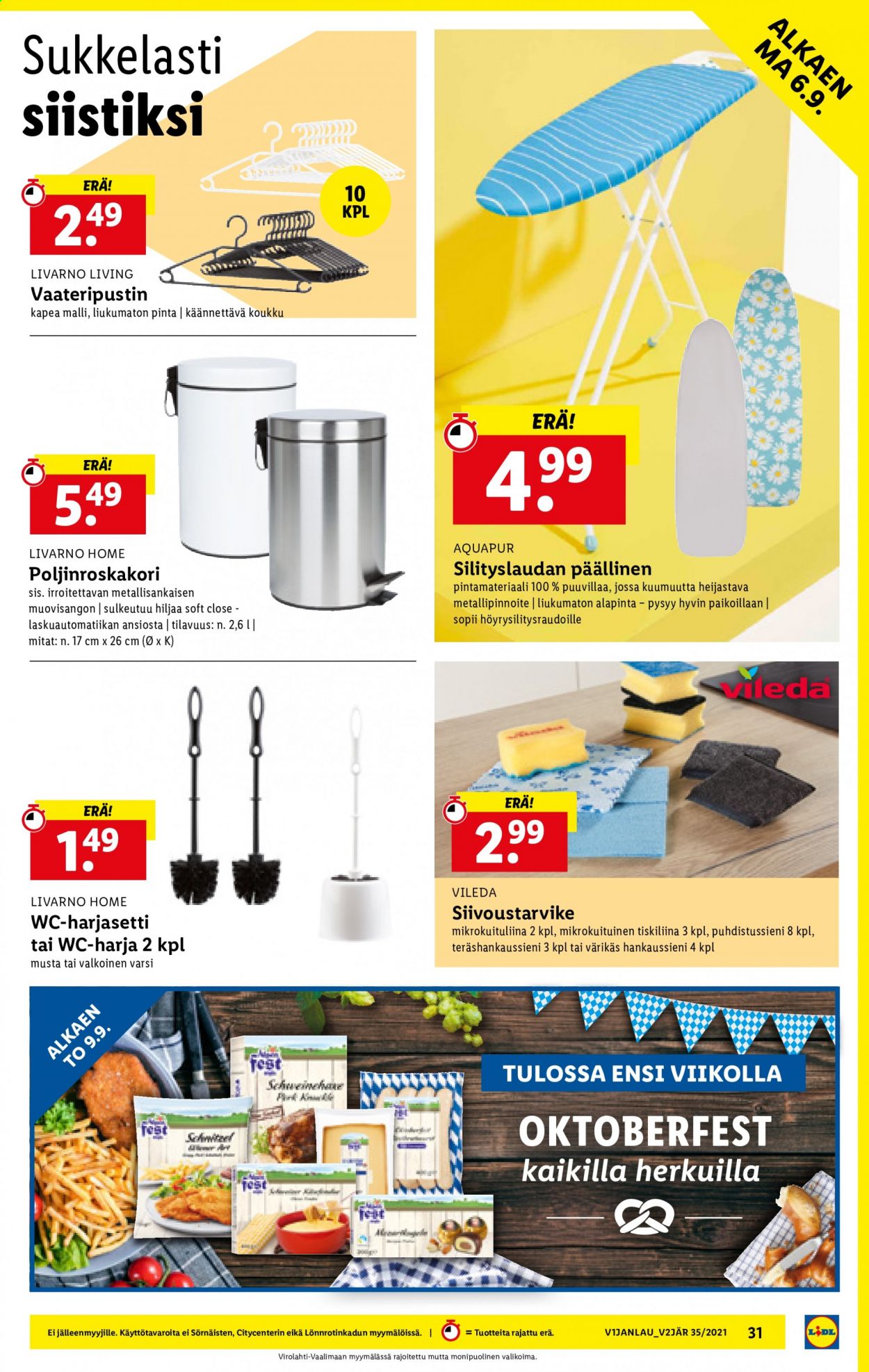 Lidl tarjoukset - 02.09.2021 - 08.09.2021. Sivu 31