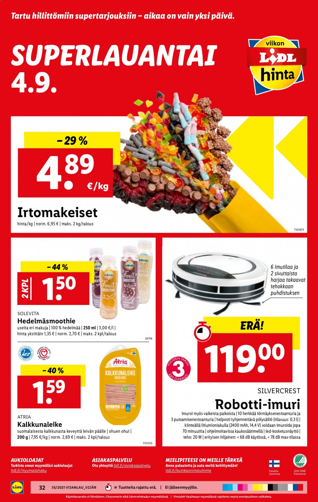 Lidl tarjoukset - 02.09.2021 - 08.09.2021. Sivu 32