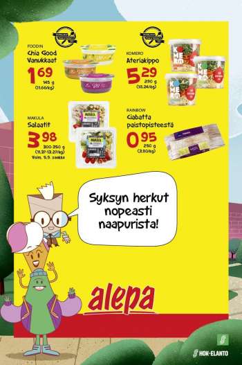 Alepa tarjoukset  - 31.08.2021 - 06.09.2021.