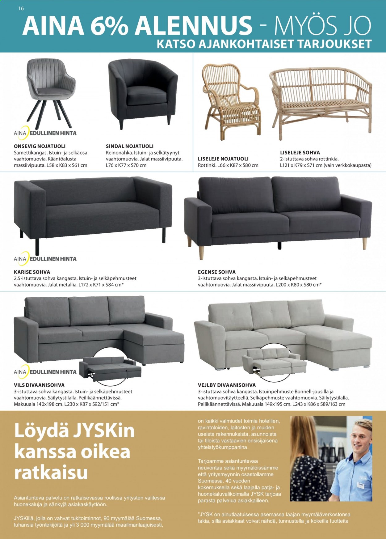 JYSK tarjoukset. Sivu 16