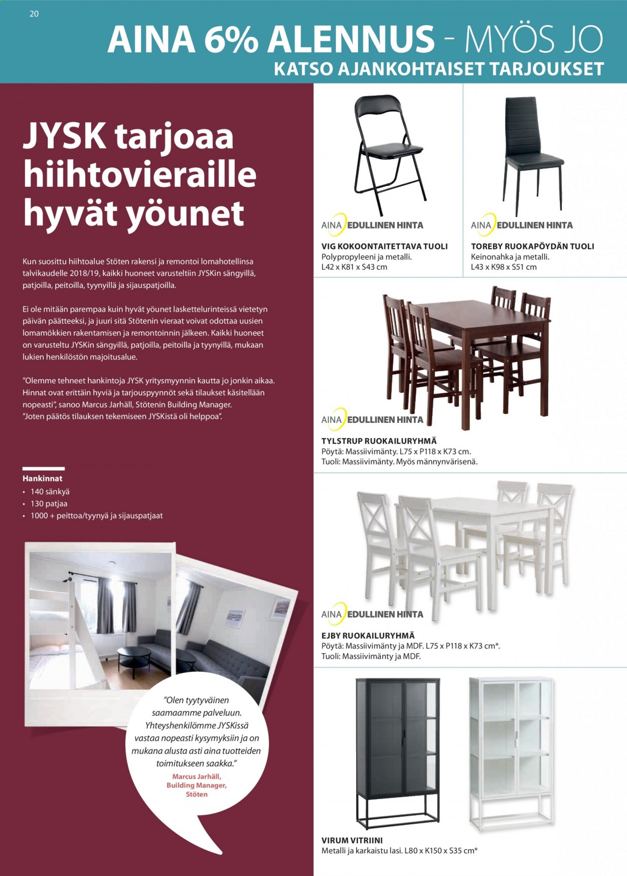 JYSK tarjoukset. Sivu 20