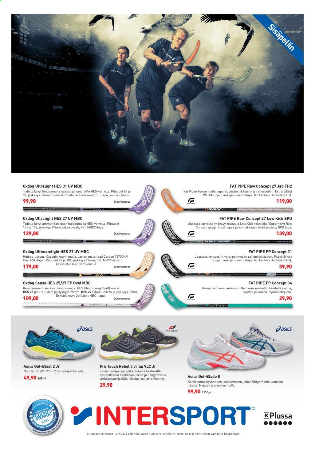 Intersport tarjoukset - 01.09.2021 - 12.09.2021. Sivu 12