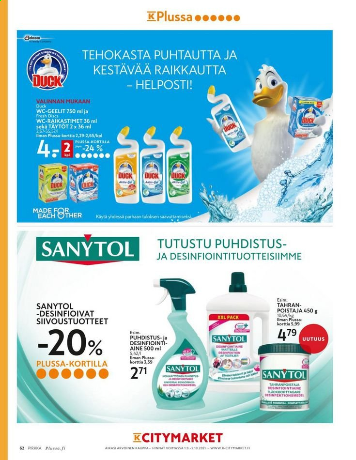 K-citymarket tarjoukset. Sivu 62