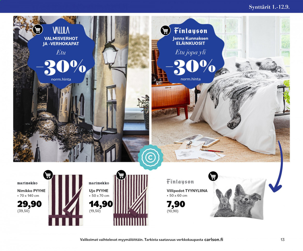 Carlson tarjoukset - 01.09.2021 - 12.09.2021. Sivu 13