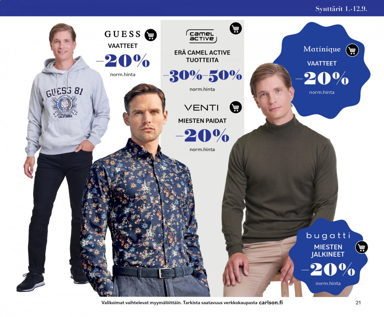 Carlson tarjoukset - 01.09.2021 - 12.09.2021. Sivu 21