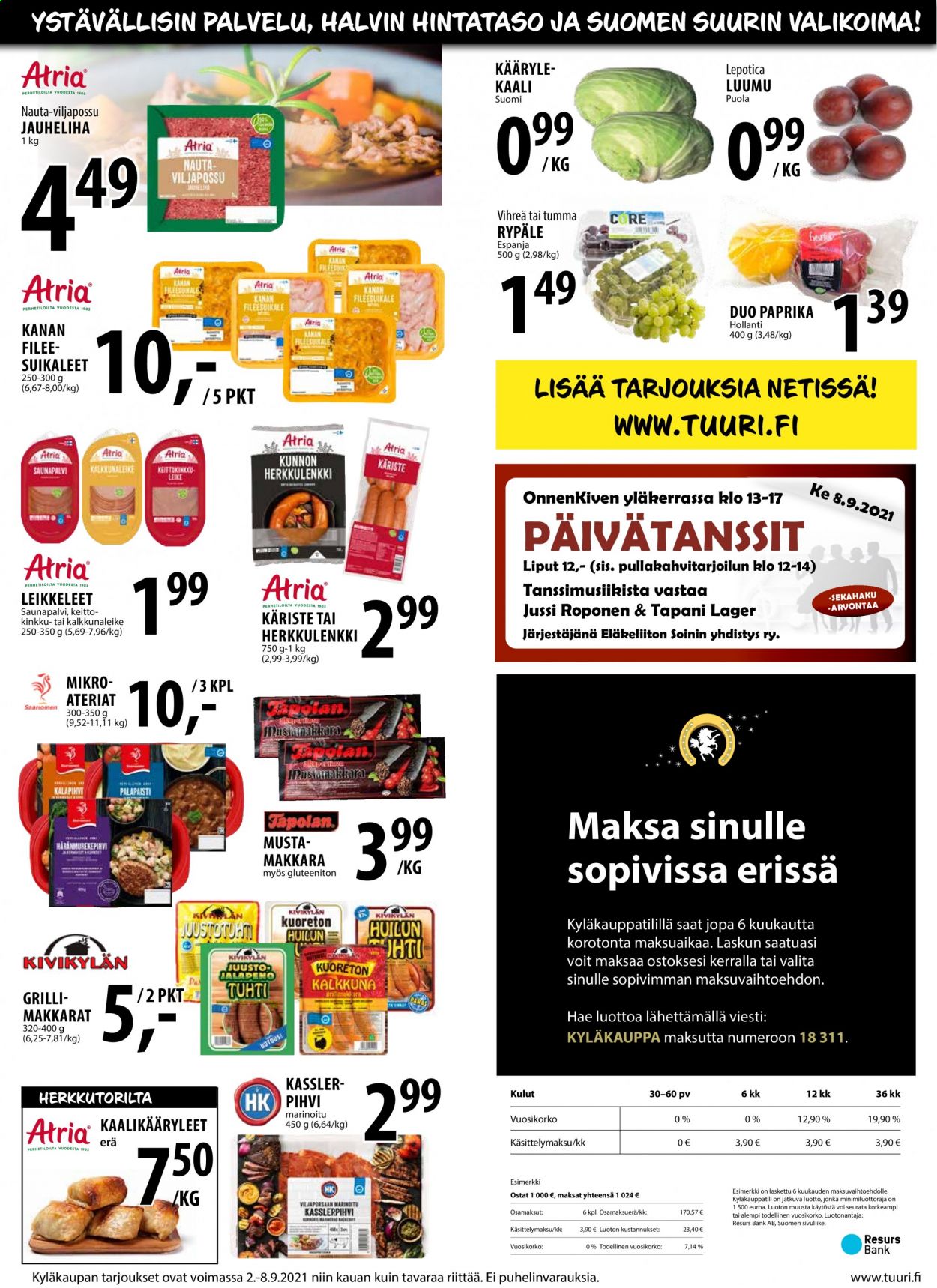 Tuuri tarjoukset - 02.09.2021 - 08.09.2021. Sivu 8