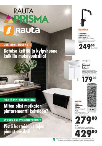 K-Rauta tarjoukset  - 02.09.2021 - 12.09.2021.