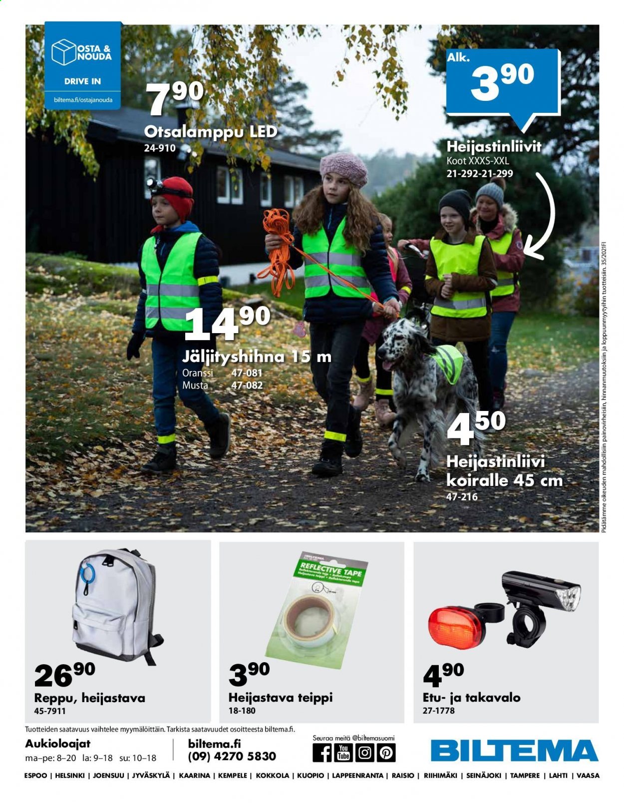 Biltema tarjoukset - 02.09.2021 - 05.09.2021. Sivu 8