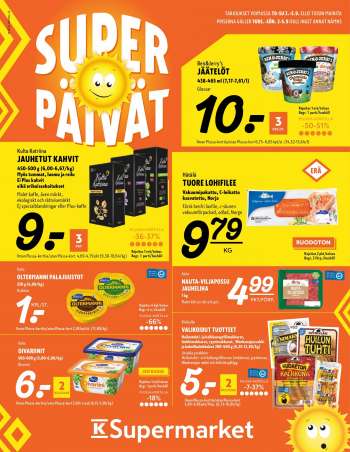 K-Supermarket tarjoukset  - 02.09.2021 - 05.09.2021.