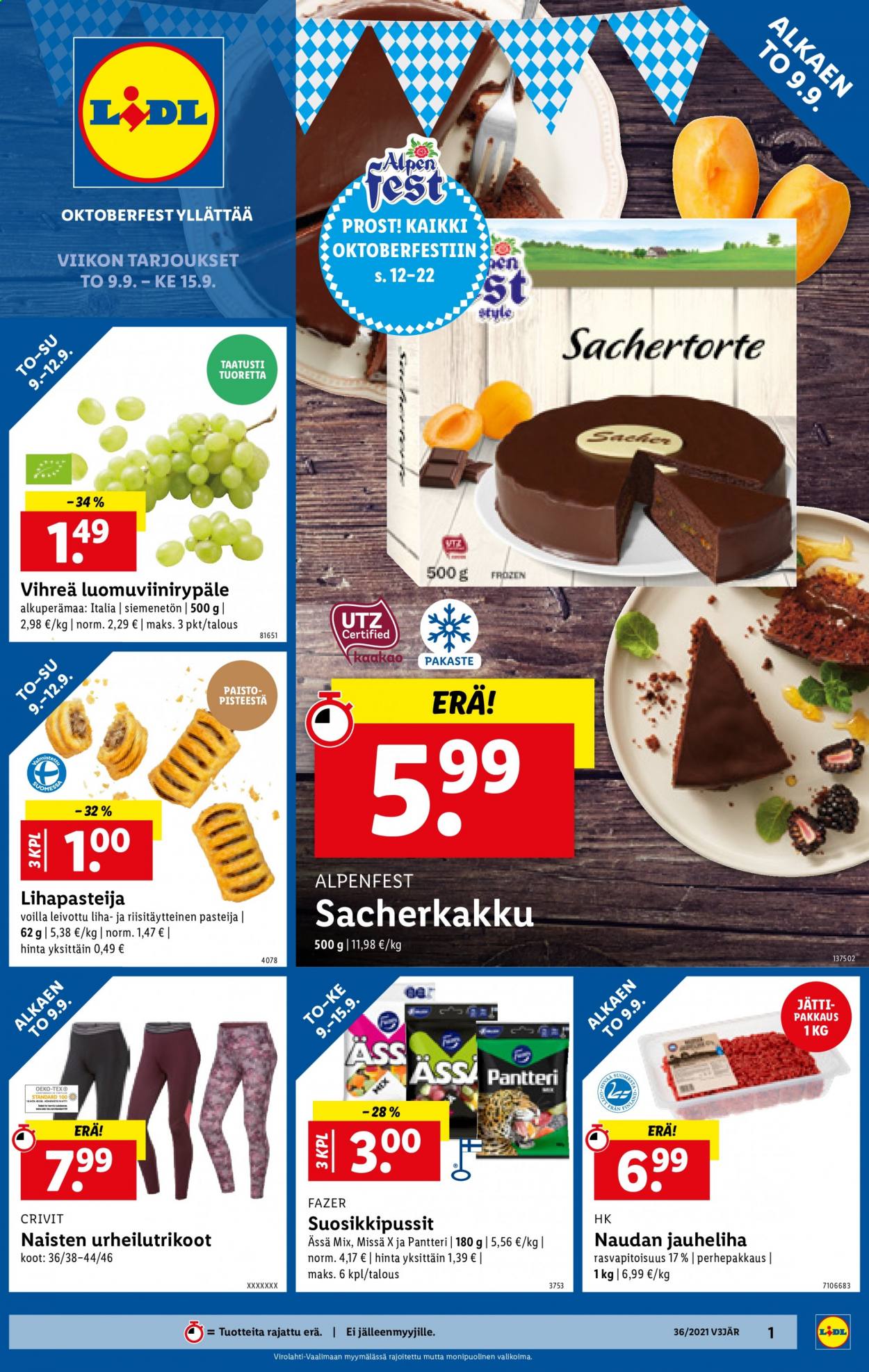 Lidl tarjoukset - 09.09.2021 - 15.09.2021. Sivu 1