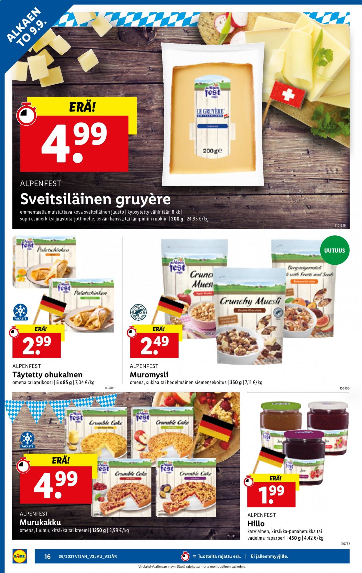 Lidl tarjoukset - 09.09.2021 - 15.09.2021. Sivu 16