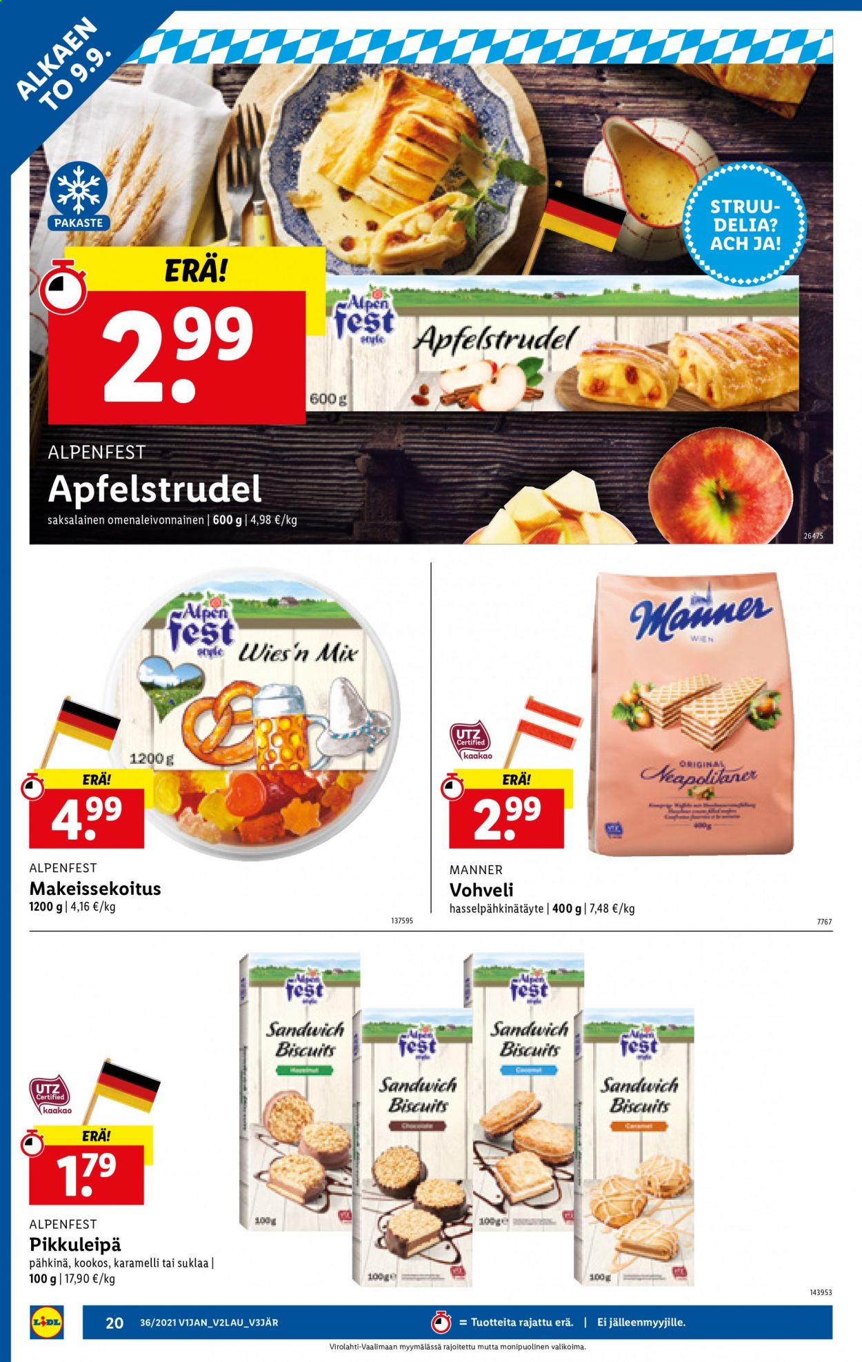 Lidl tarjoukset - 09.09.2021 - 15.09.2021. Sivu 20
