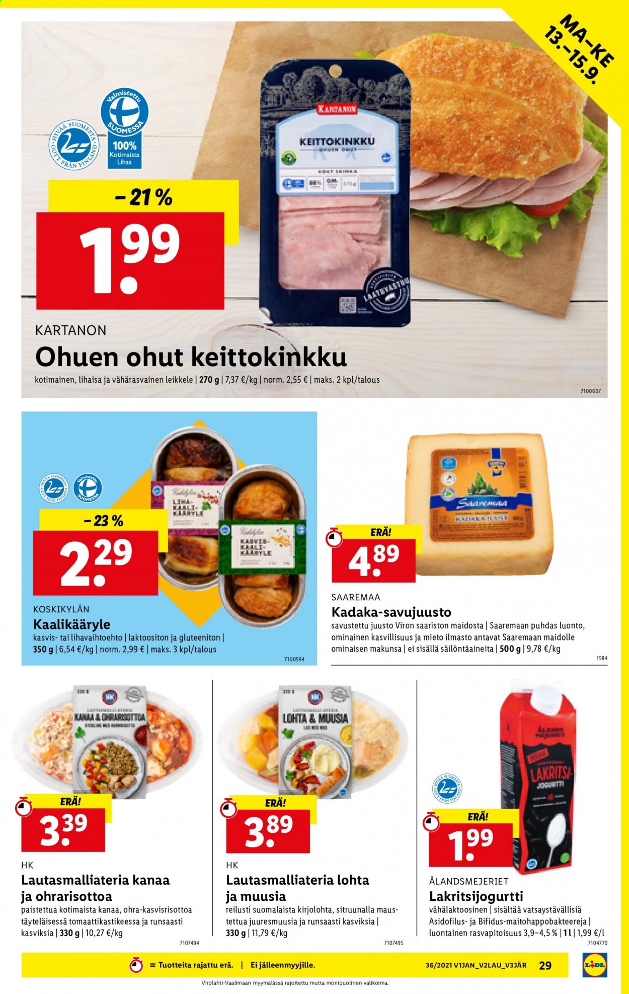 Lidl tarjoukset - 09.09.2021 - 15.09.2021. Sivu 27