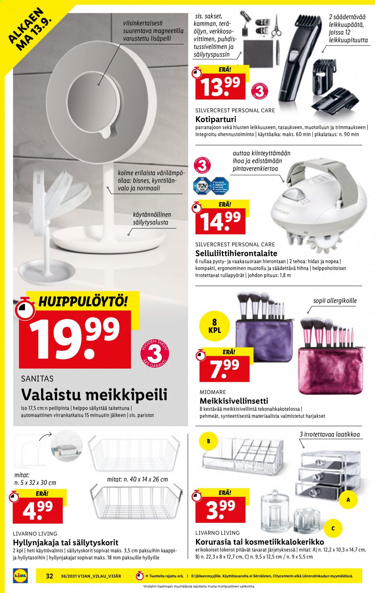 Lidl tarjoukset - 09.09.2021 - 15.09.2021. Sivu 30