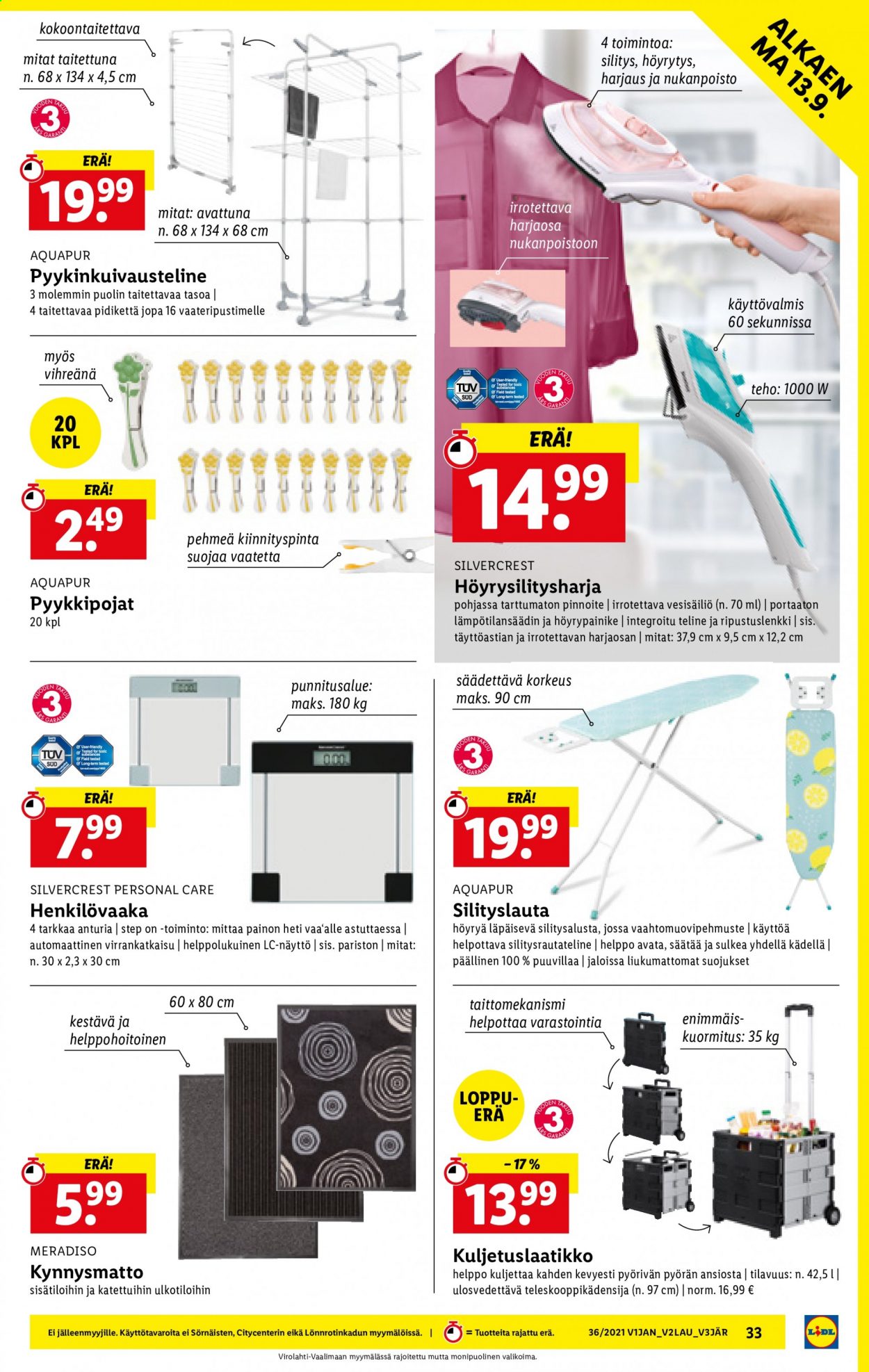 Lidl tarjoukset - 09.09.2021 - 15.09.2021. Sivu 31