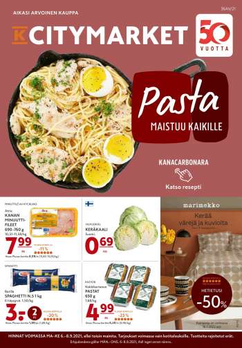 K-citymarket tarjoukset  - 06.09.2021 - 08.09.2021.