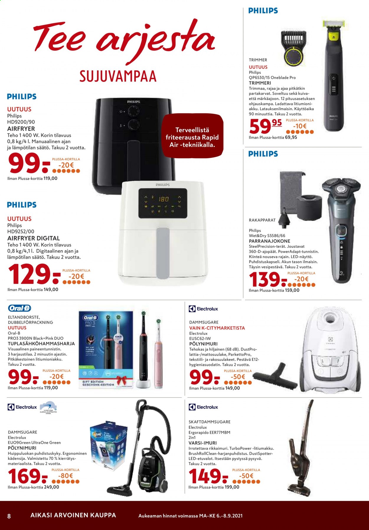 K-citymarket tarjoukset - 06.09.2021 - 08.09.2021. Sivu 8