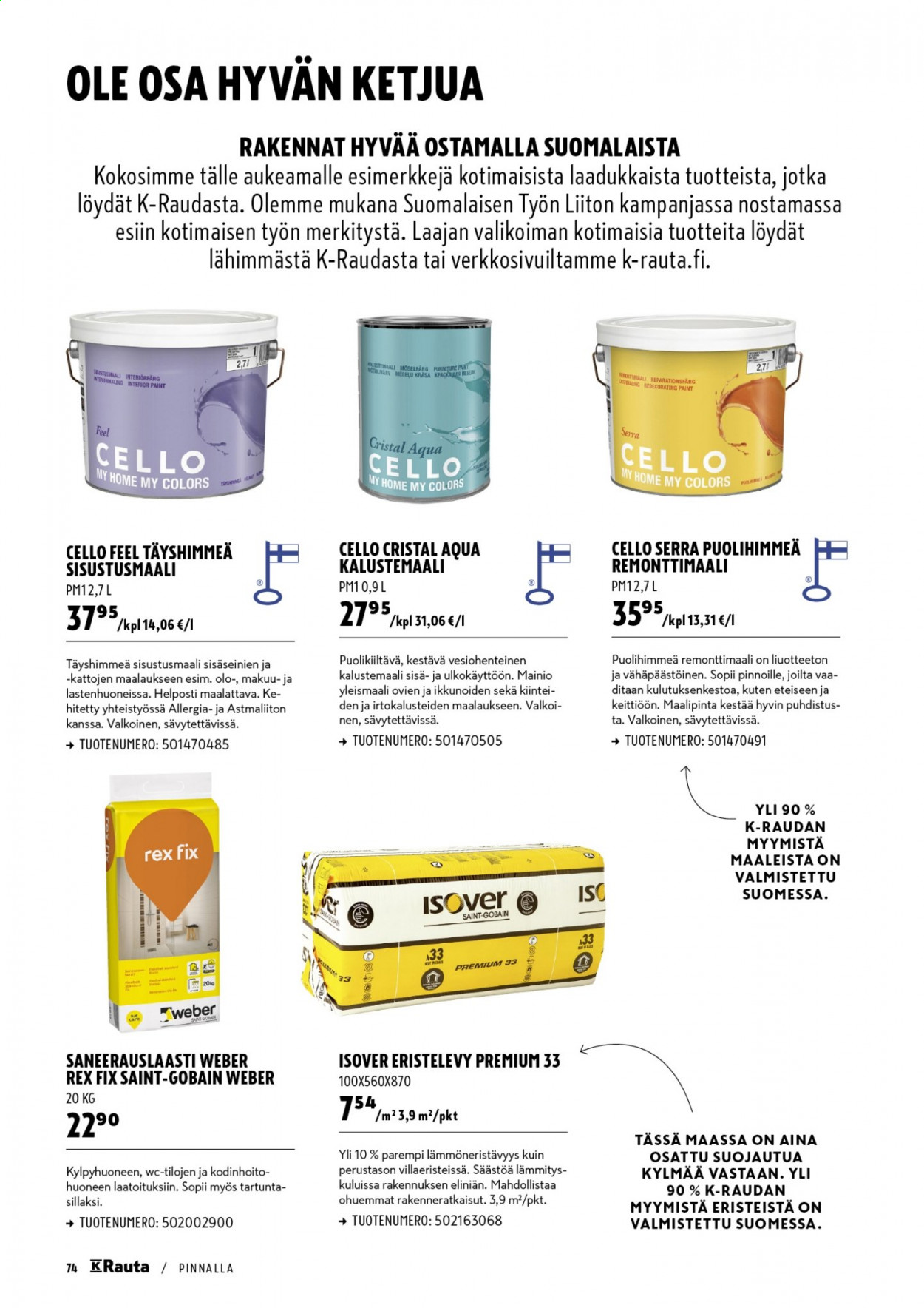 K-Rauta tarjoukset. Sivu 74