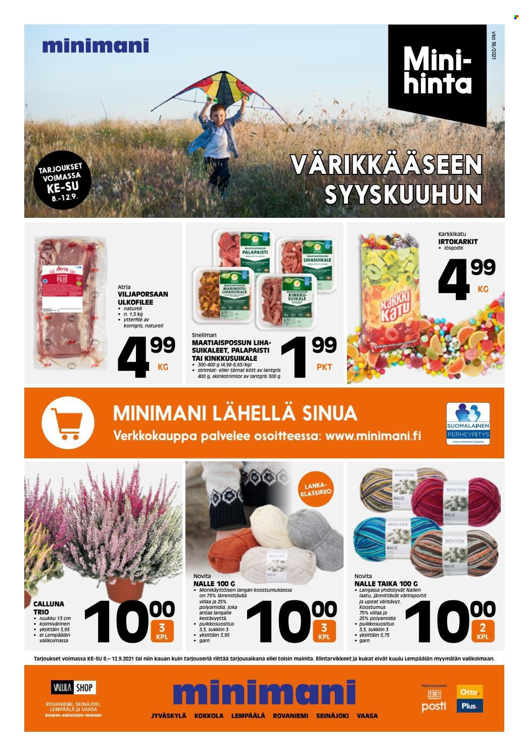 Minimani tarjoukset - 08.09.2021 - 12.09.2021. Sivu 1