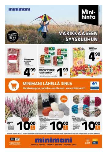 Minimani tarjoukset  - 08.09.2021 - 12.09.2021.