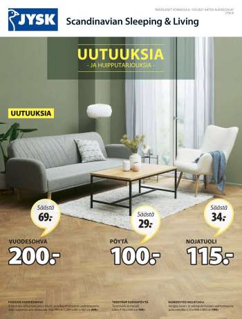 JYSK tarjoukset  - 06.09.2021 - 19.09.2021.