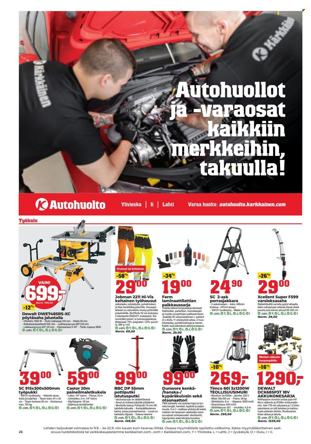 Kärkkäinen tarjoukset - 09.09.2021 - 22.09.2021. Sivu 20