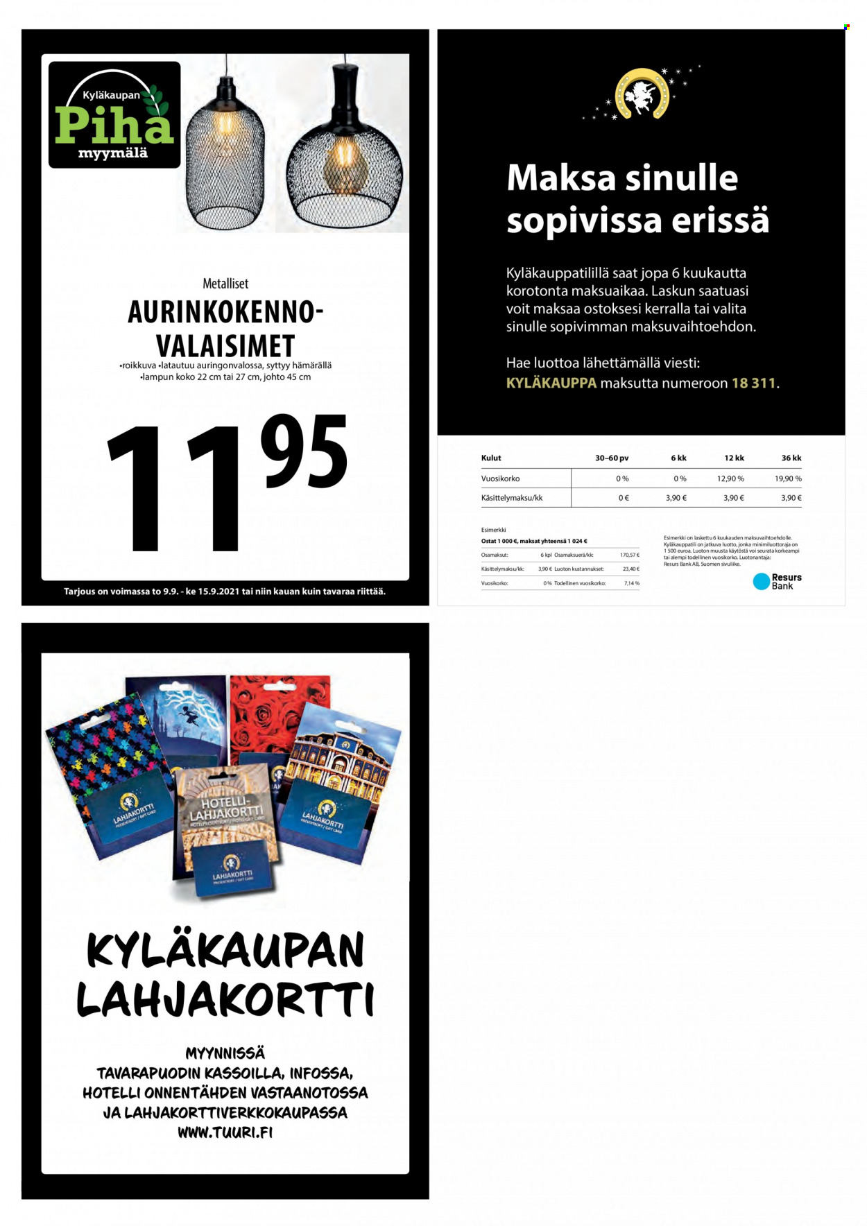 Tuuri tarjoukset - 09.09.2021 - 15.09.2021. Sivu 21