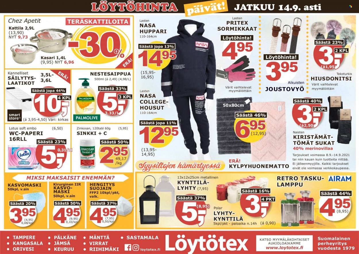 Löytötex tarjoukset - 14.09.2021 - 20.09.2021. Sivu 1