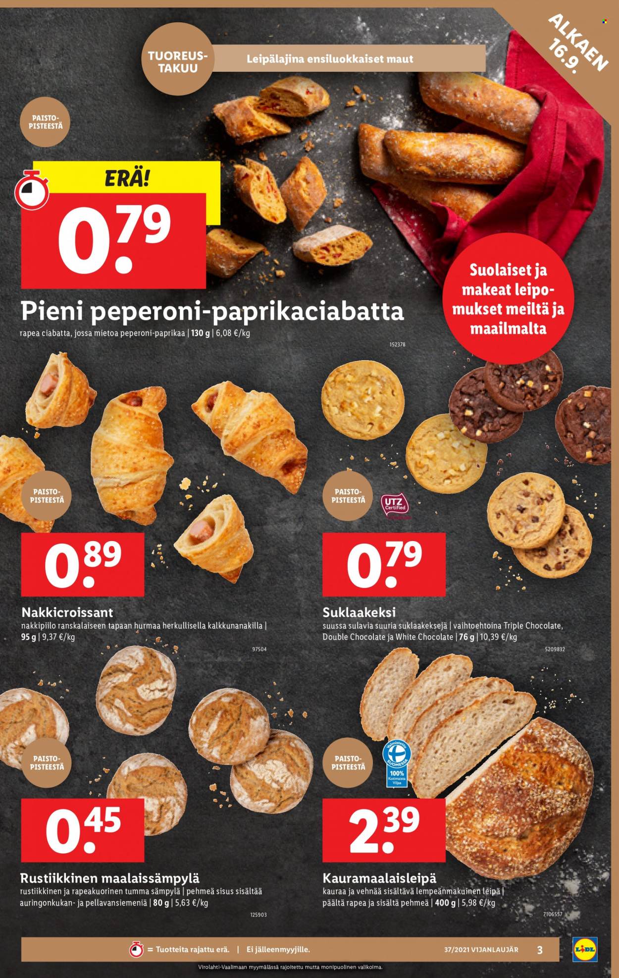 Lidl tarjoukset - 16.09.2021 - 22.09.2021. Sivu 3