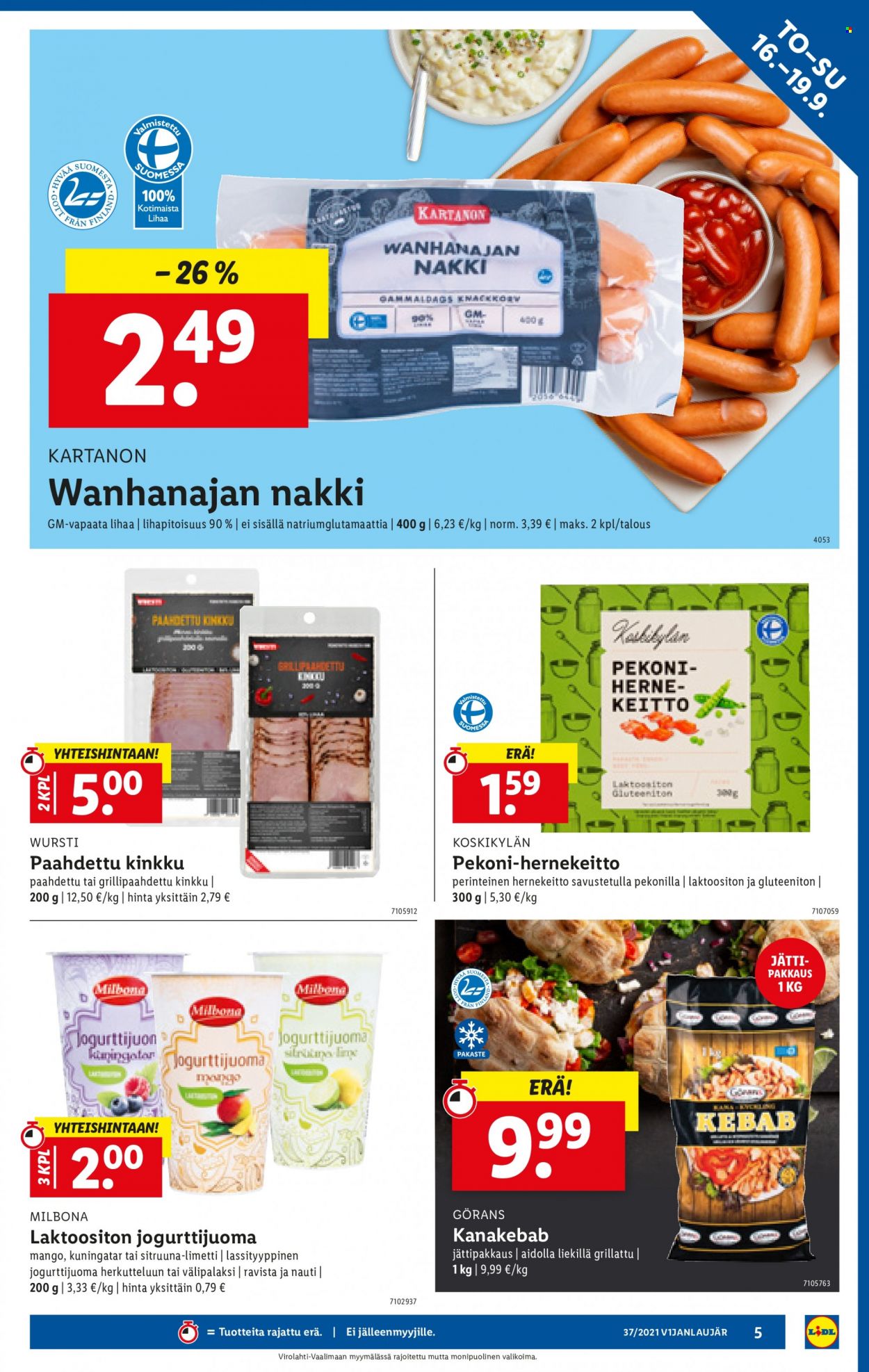 Lidl tarjoukset - 16.09.2021 - 22.09.2021. Sivu 5