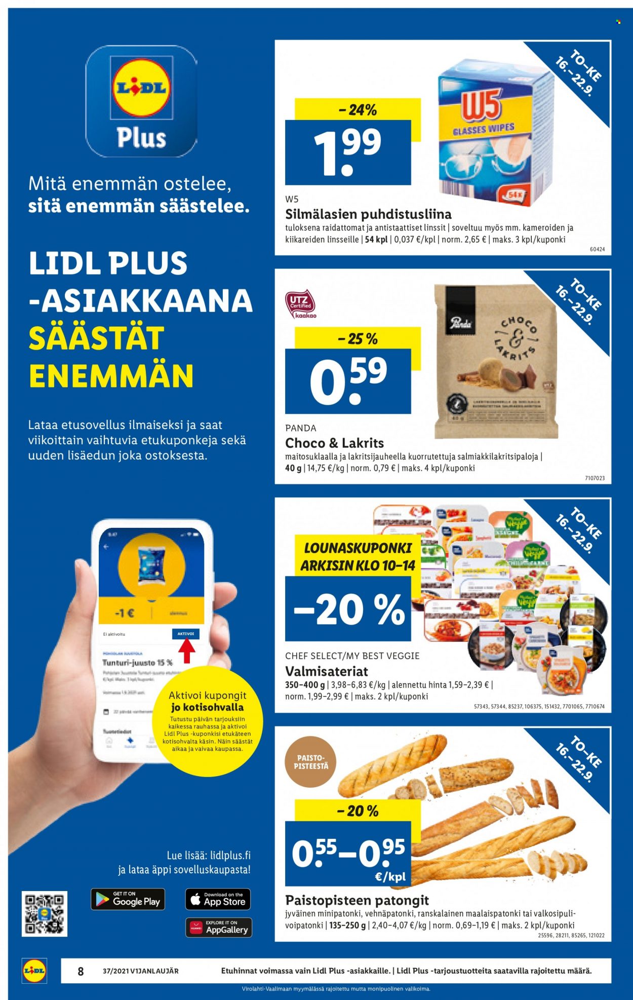 Lidl tarjoukset - 16.09.2021 - 22.09.2021. Sivu 8
