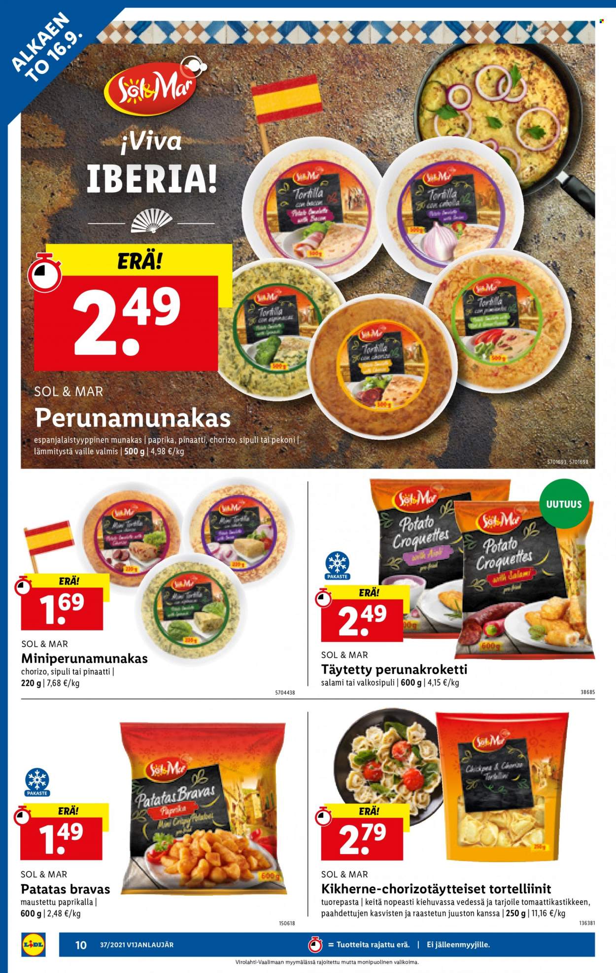 Lidl tarjoukset - 16.09.2021 - 22.09.2021. Sivu 10