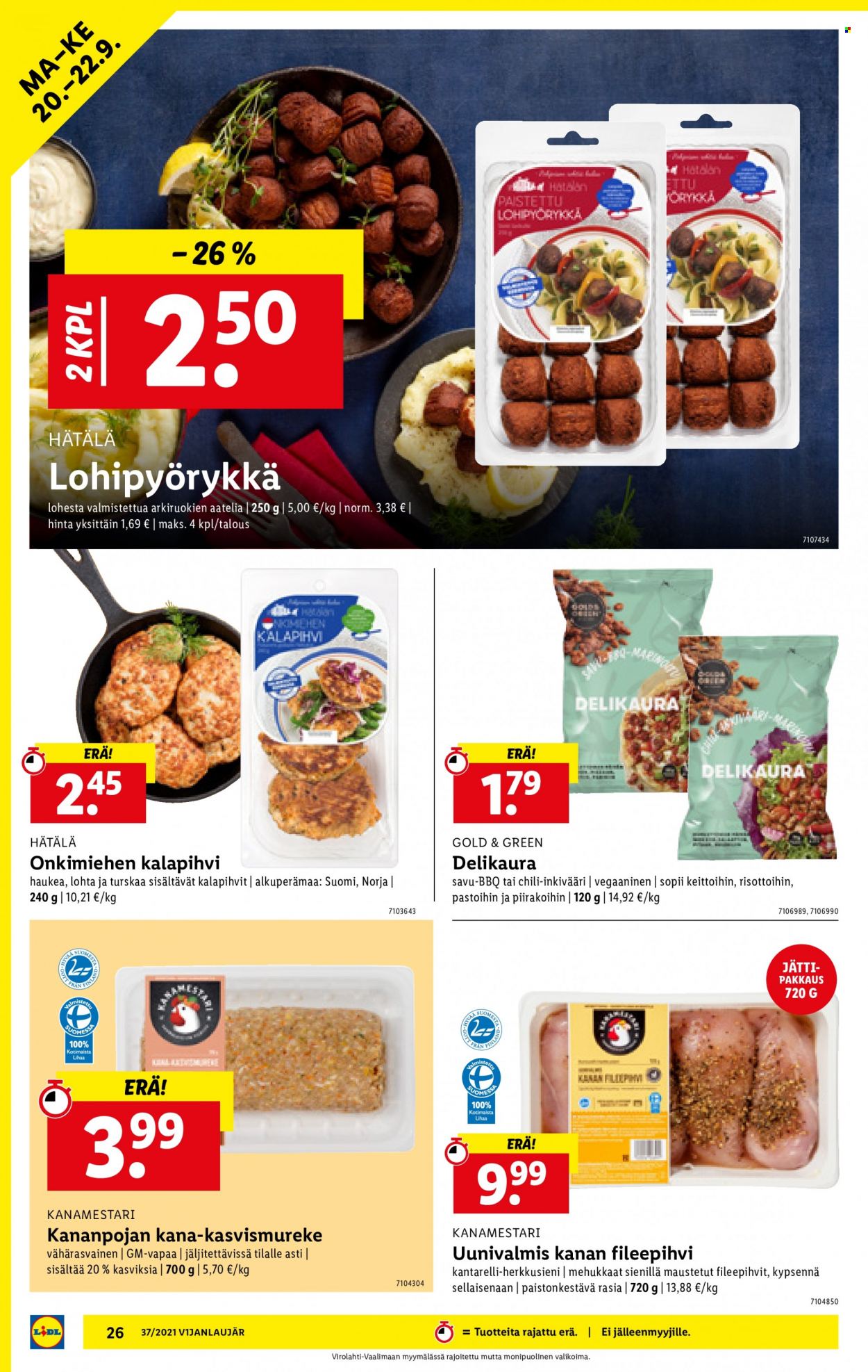 Lidl tarjoukset - 16.09.2021 - 22.09.2021. Sivu 26