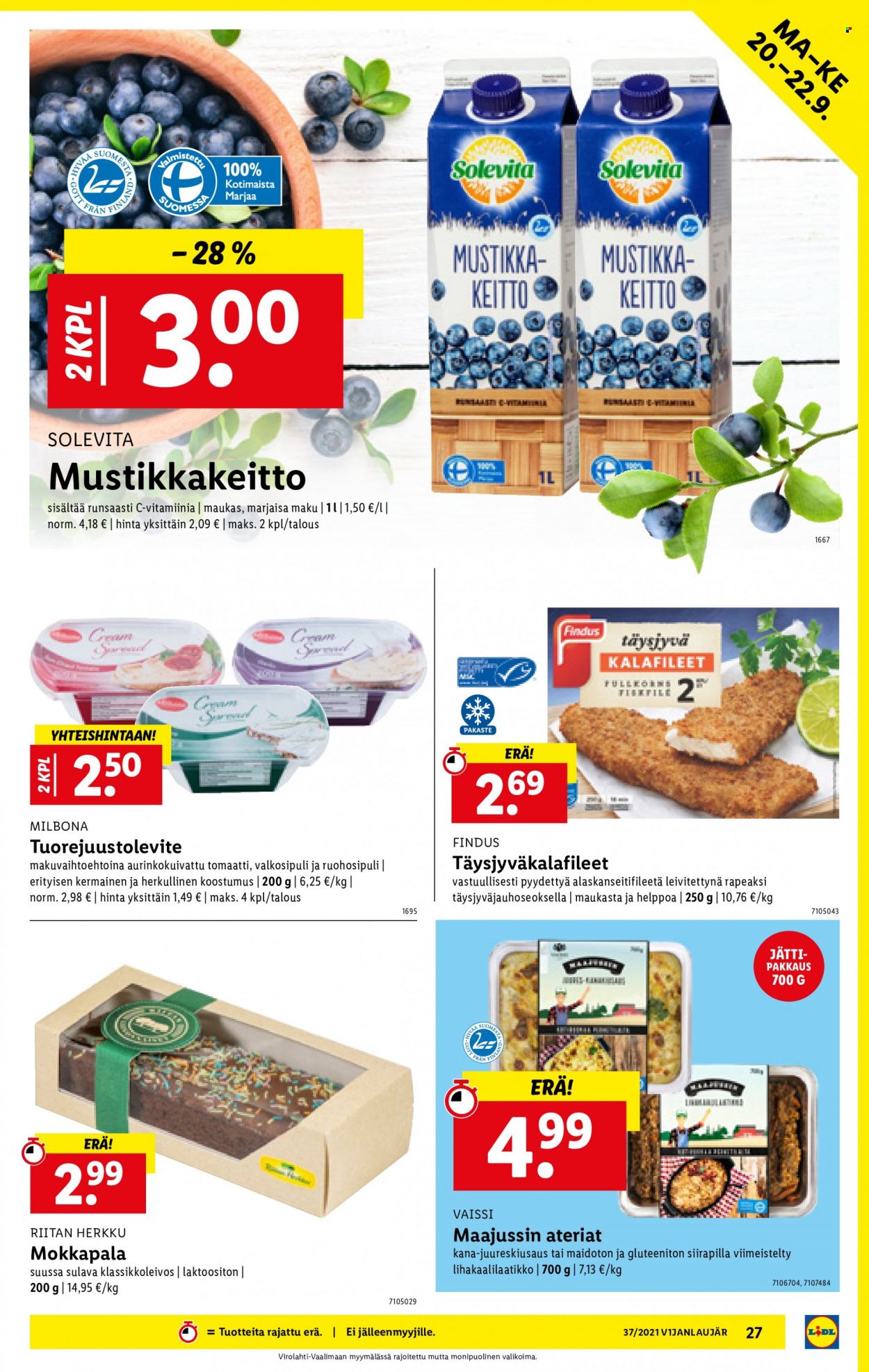 Lidl tarjoukset - 16.09.2021 - 22.09.2021. Sivu 27