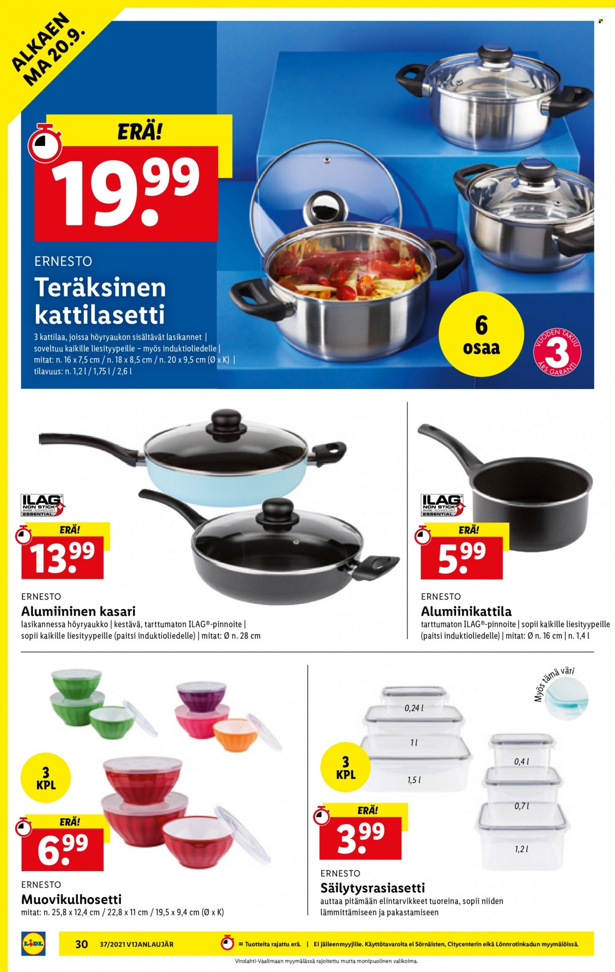 Lidl tarjoukset - 16.09.2021 - 22.09.2021. Sivu 30