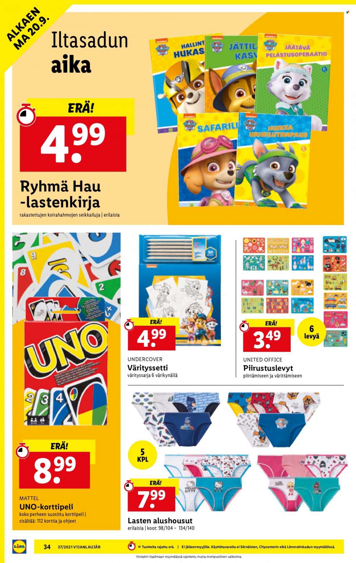Lidl tarjoukset - 16.09.2021 - 22.09.2021. Sivu 34