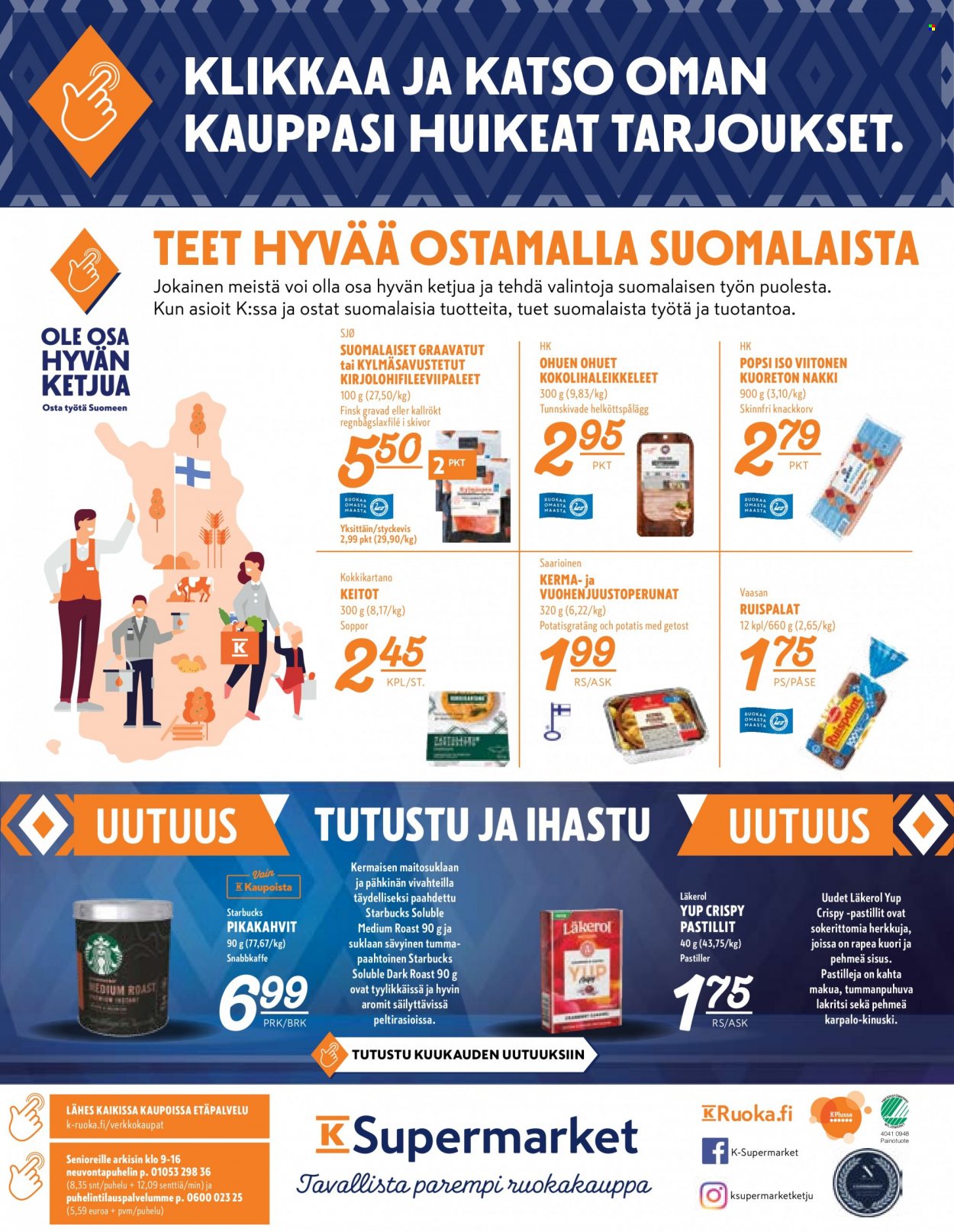 K-Supermarket tarjoukset - 16.09.2021 - 19.09.2021. Sivu 7