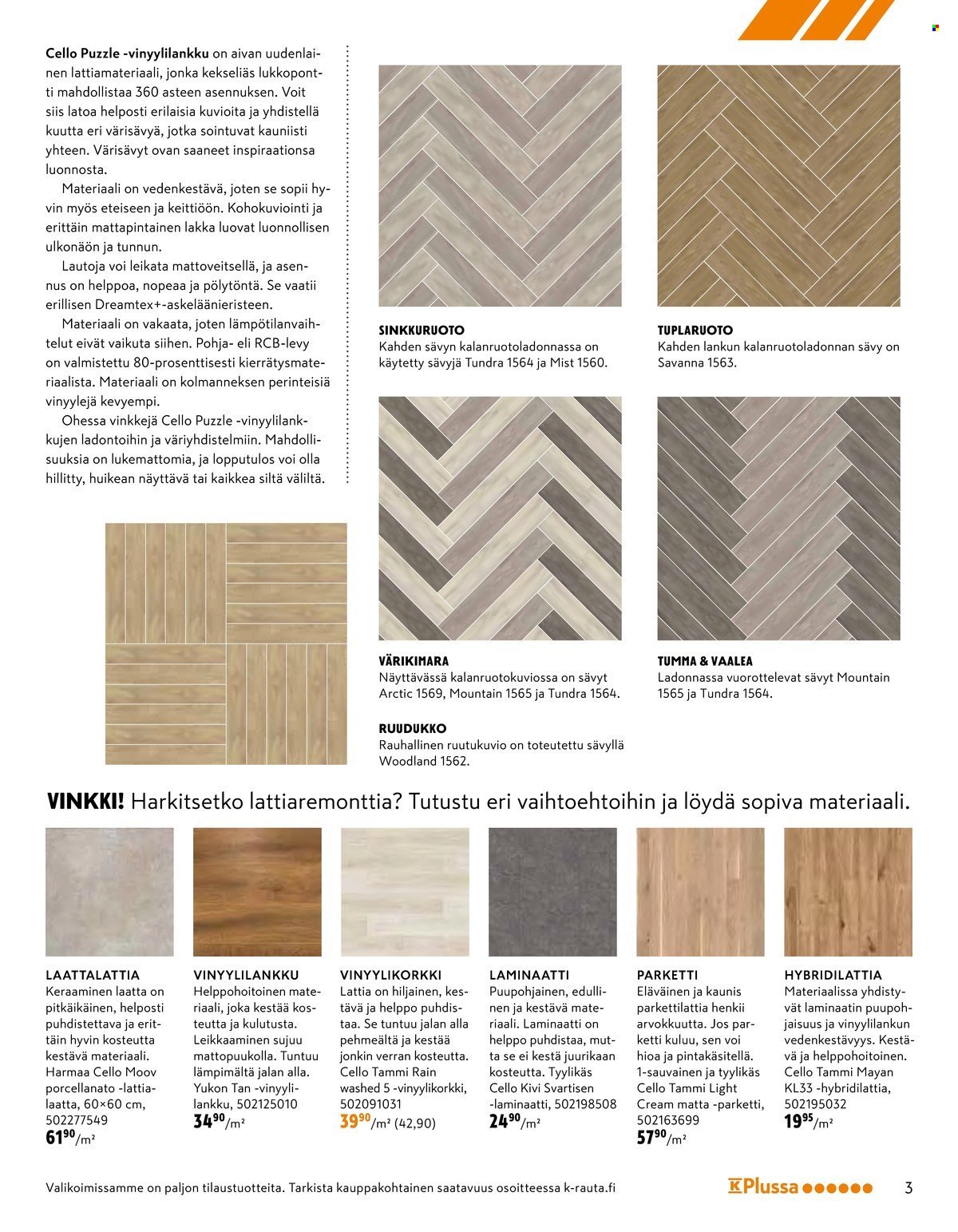 K-Rauta tarjoukset - 08.09.2021 - 21.09.2021. Sivu 3