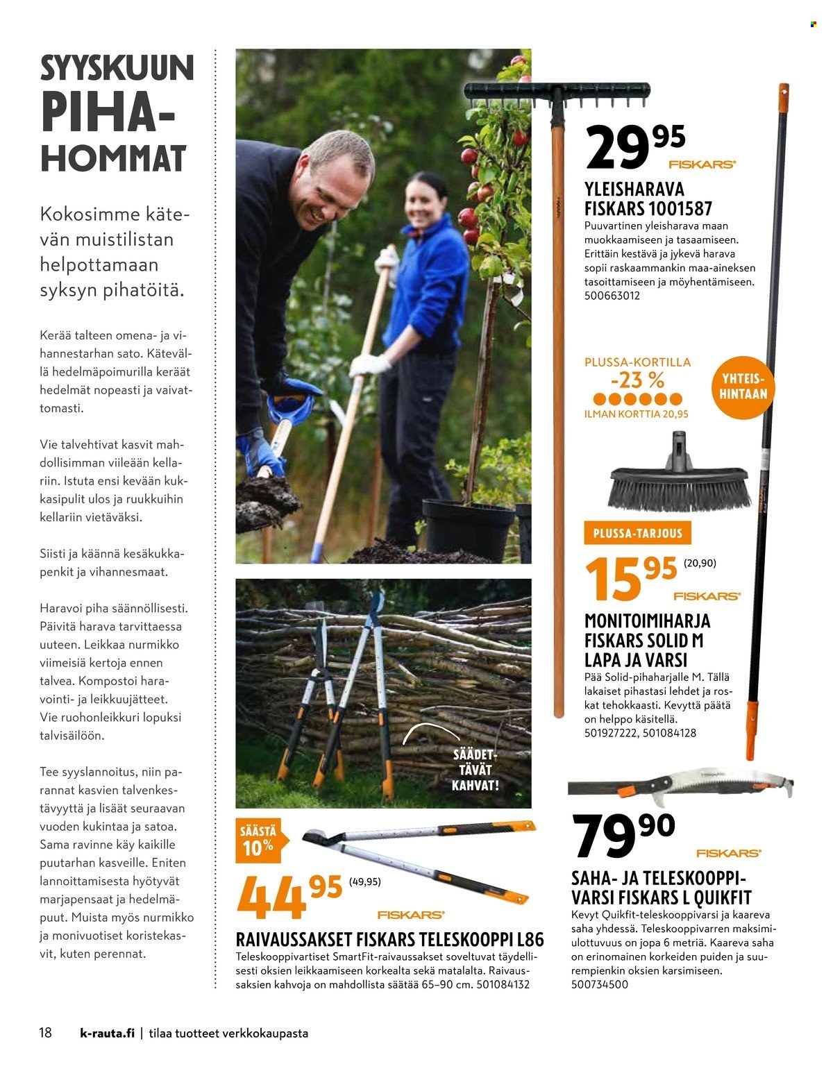 K-Rauta tarjoukset - 08.09.2021 - 21.09.2021. Sivu 18