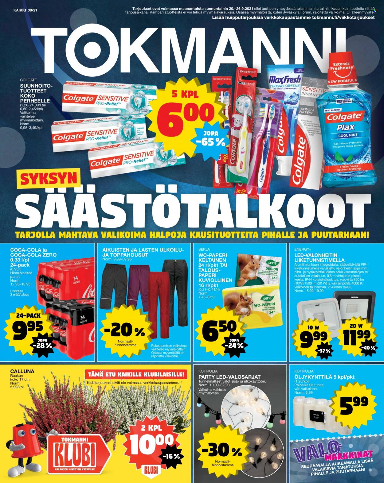 Tokmanni tarjoukset - 20.09.2021 - 26.09.2021. Sivu 1
