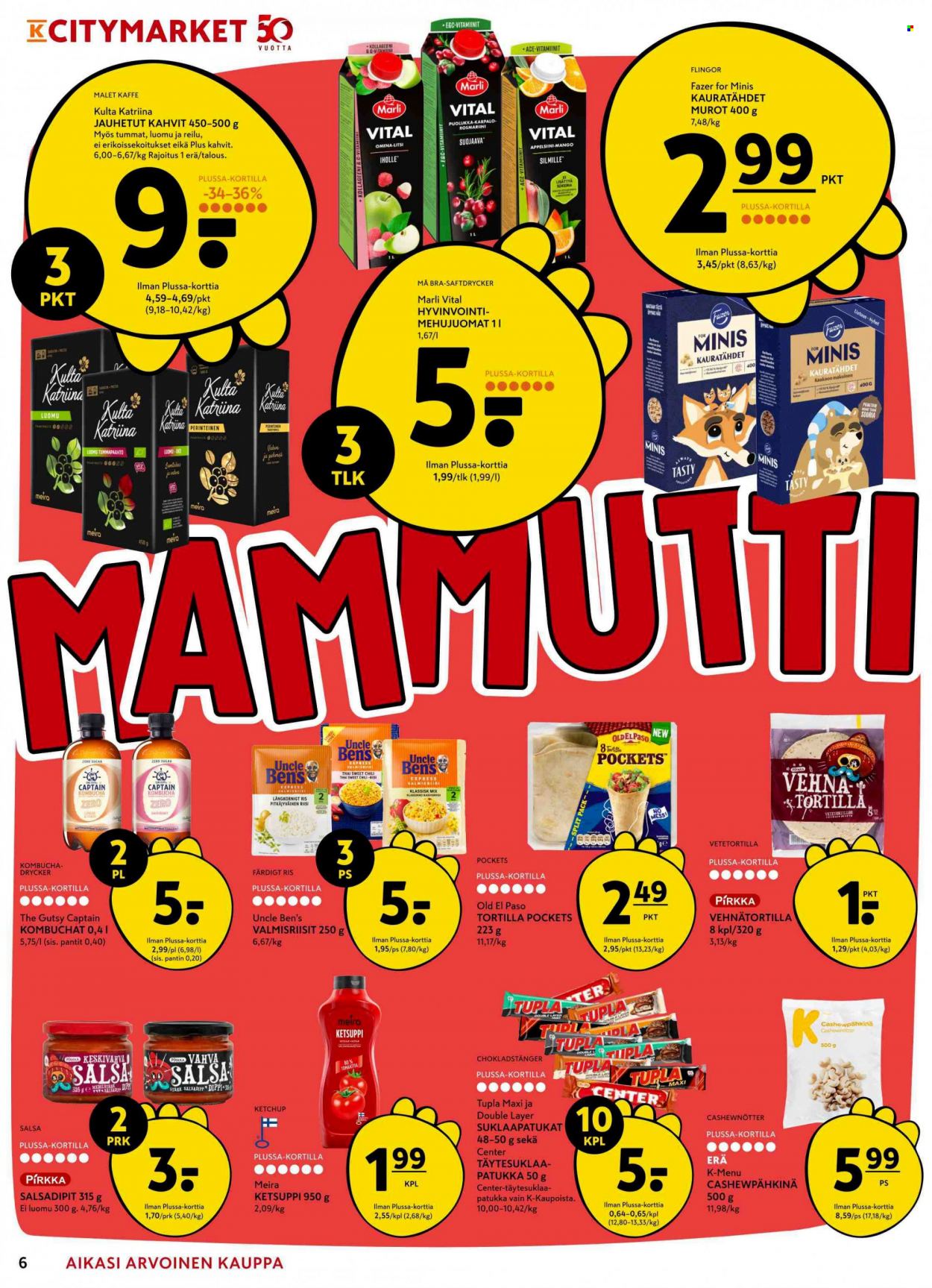 K-citymarket tarjoukset - 20.09.2021 - 26.09.2021. Sivu 6