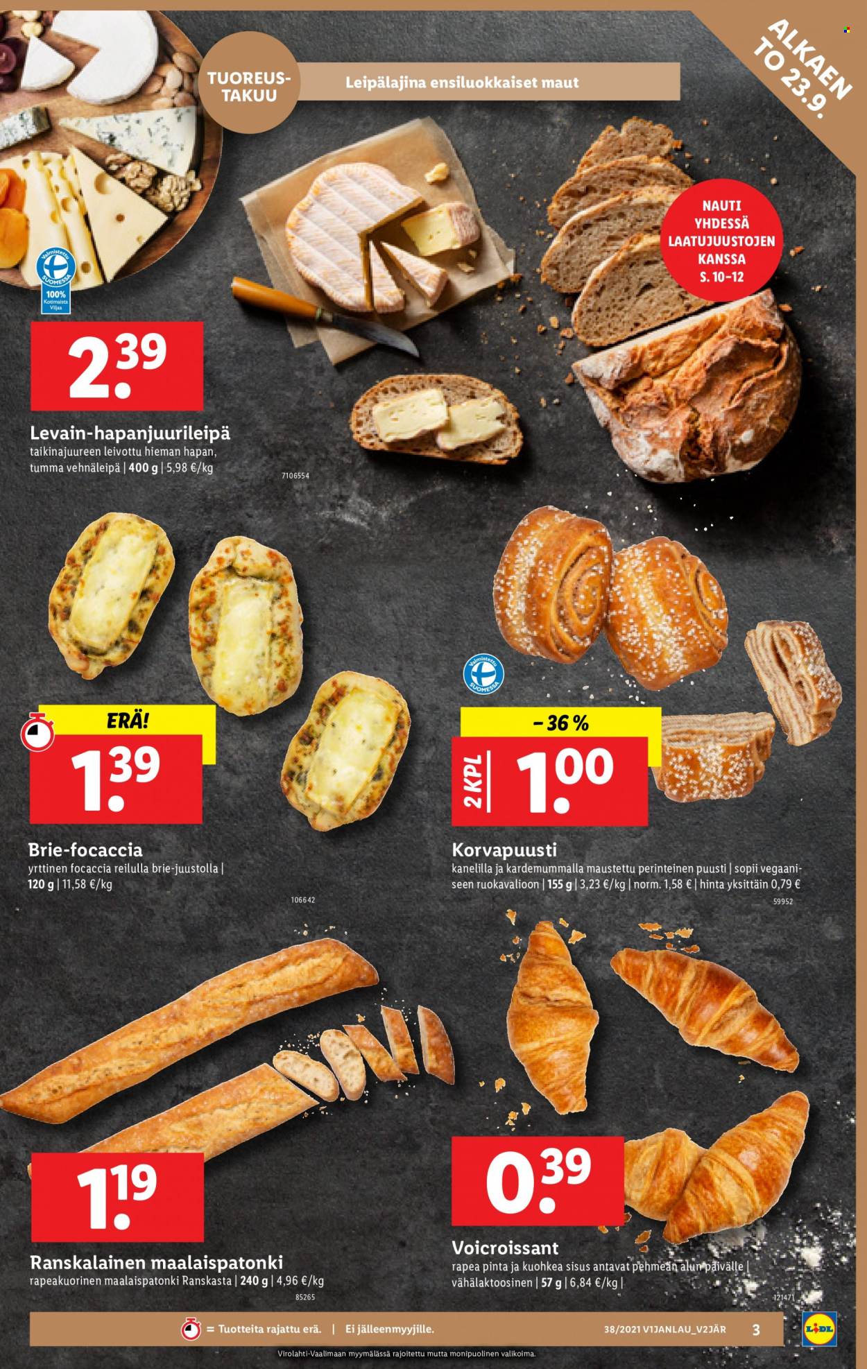 Lidl tarjoukset - 23.09.2021 - 29.09.2021. Sivu 3