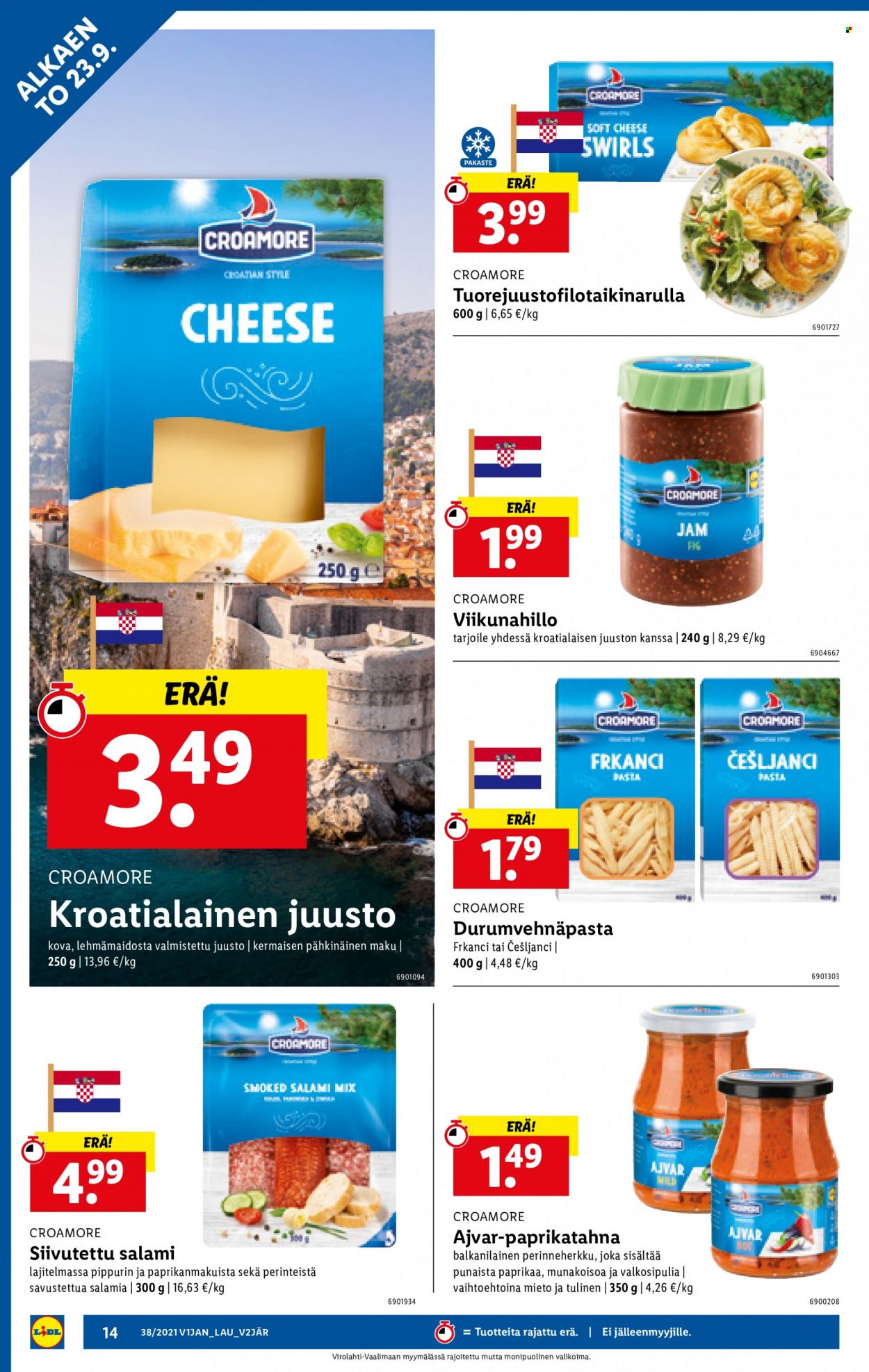 Lidl tarjoukset - 23.09.2021 - 29.09.2021. Sivu 14
