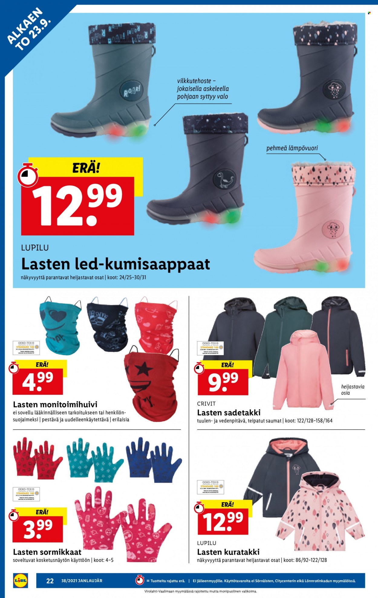 Lidl tarjoukset - 23.09.2021 - 29.09.2021. Sivu 22
