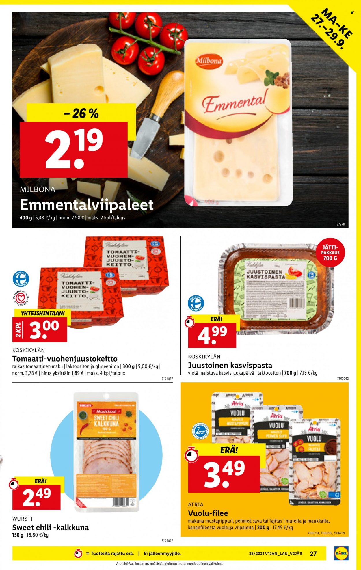 Lidl tarjoukset - 23.09.2021 - 29.09.2021. Sivu 27