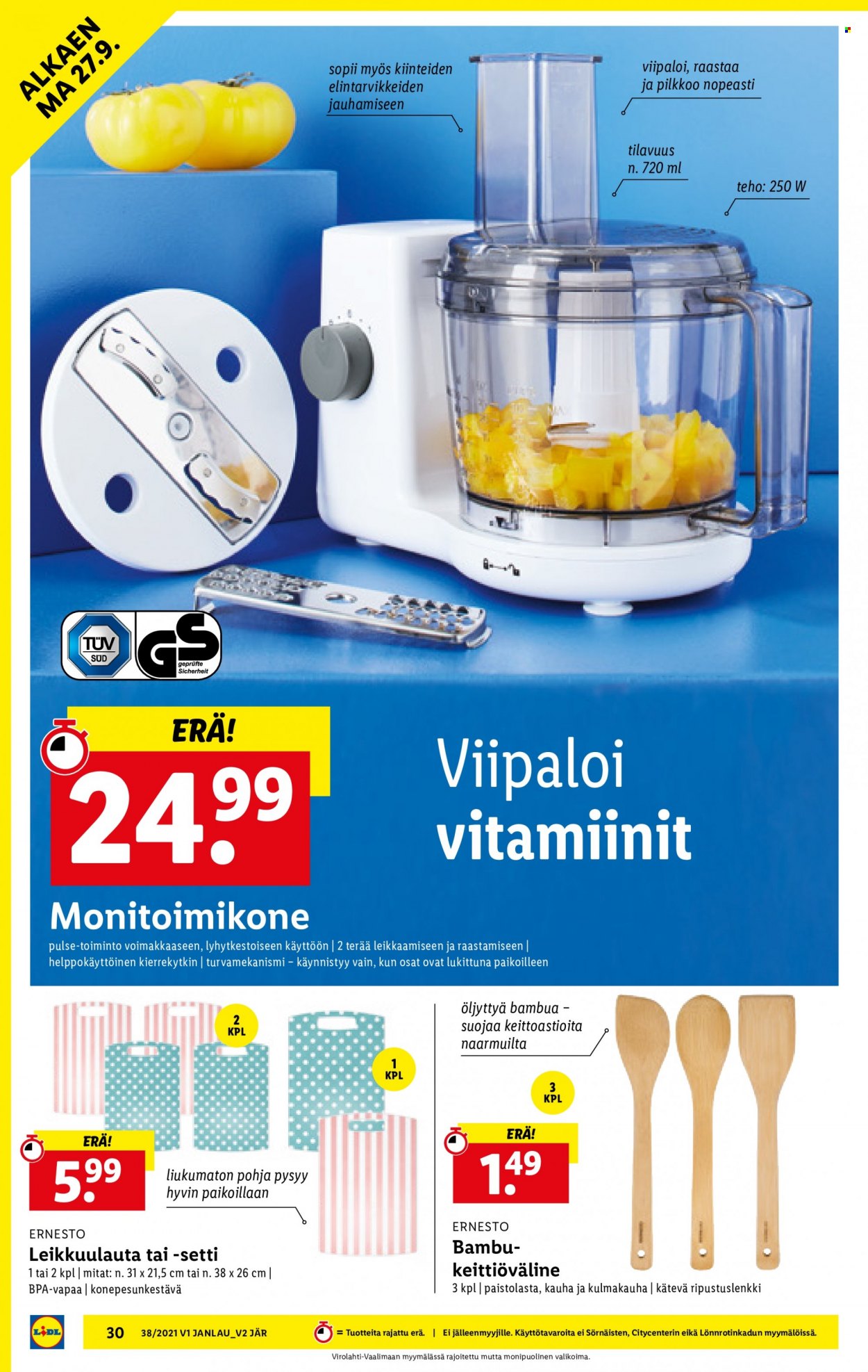 Lidl tarjoukset - 23.09.2021 - 29.09.2021. Sivu 30