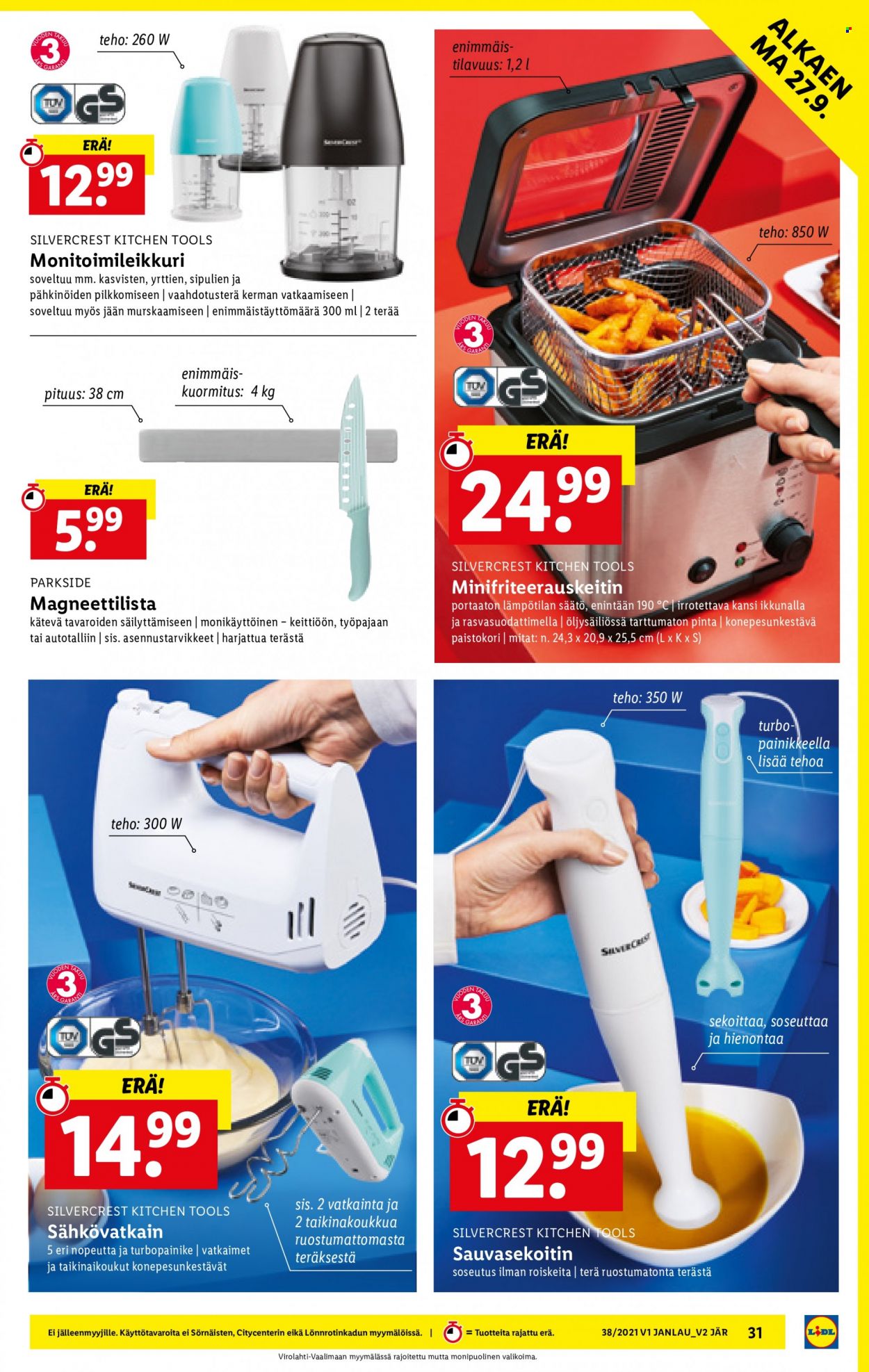 Lidl tarjoukset - 23.09.2021 - 29.09.2021. Sivu 31