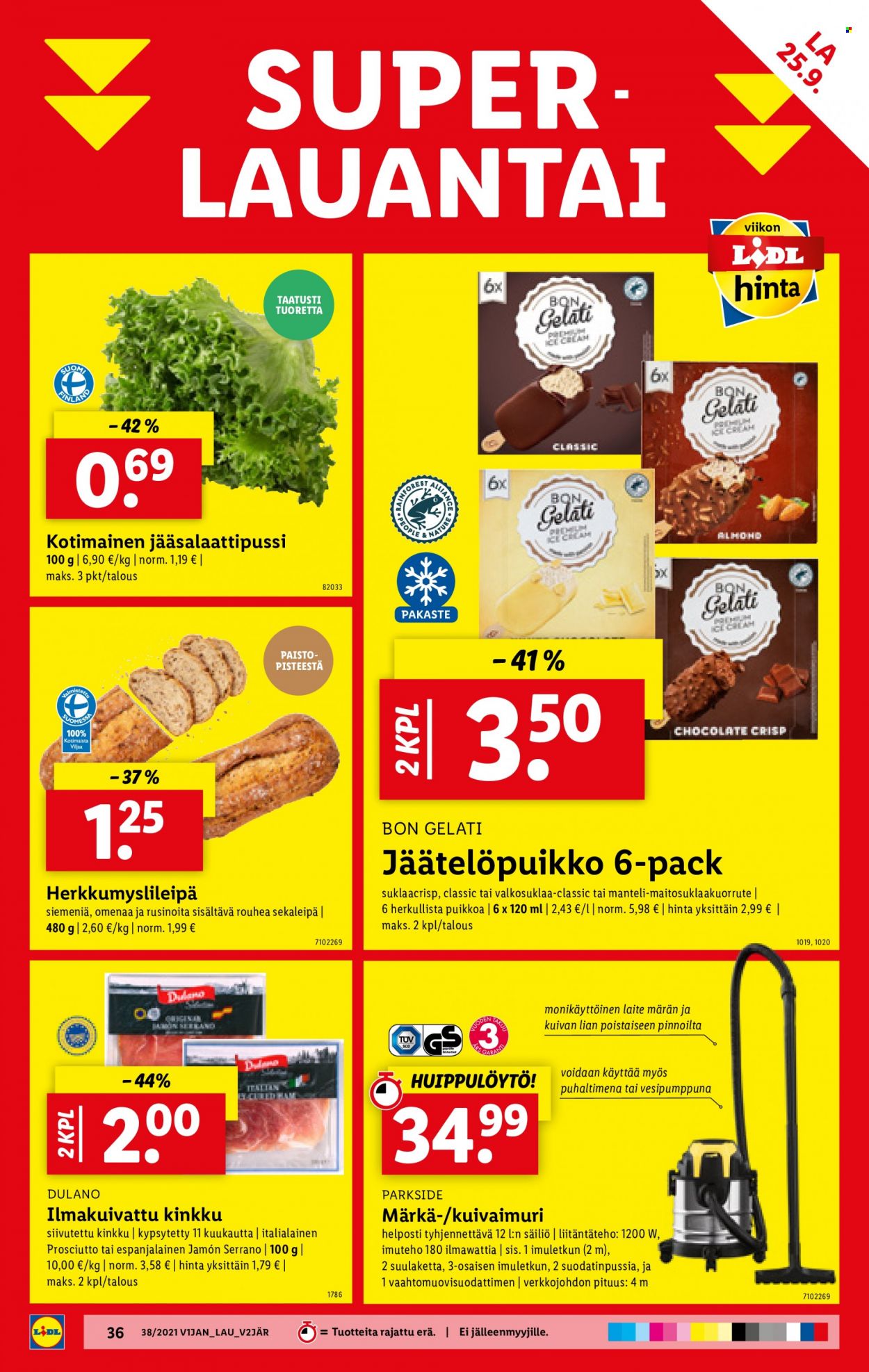 Lidl tarjoukset - 23.09.2021 - 29.09.2021. Sivu 36
