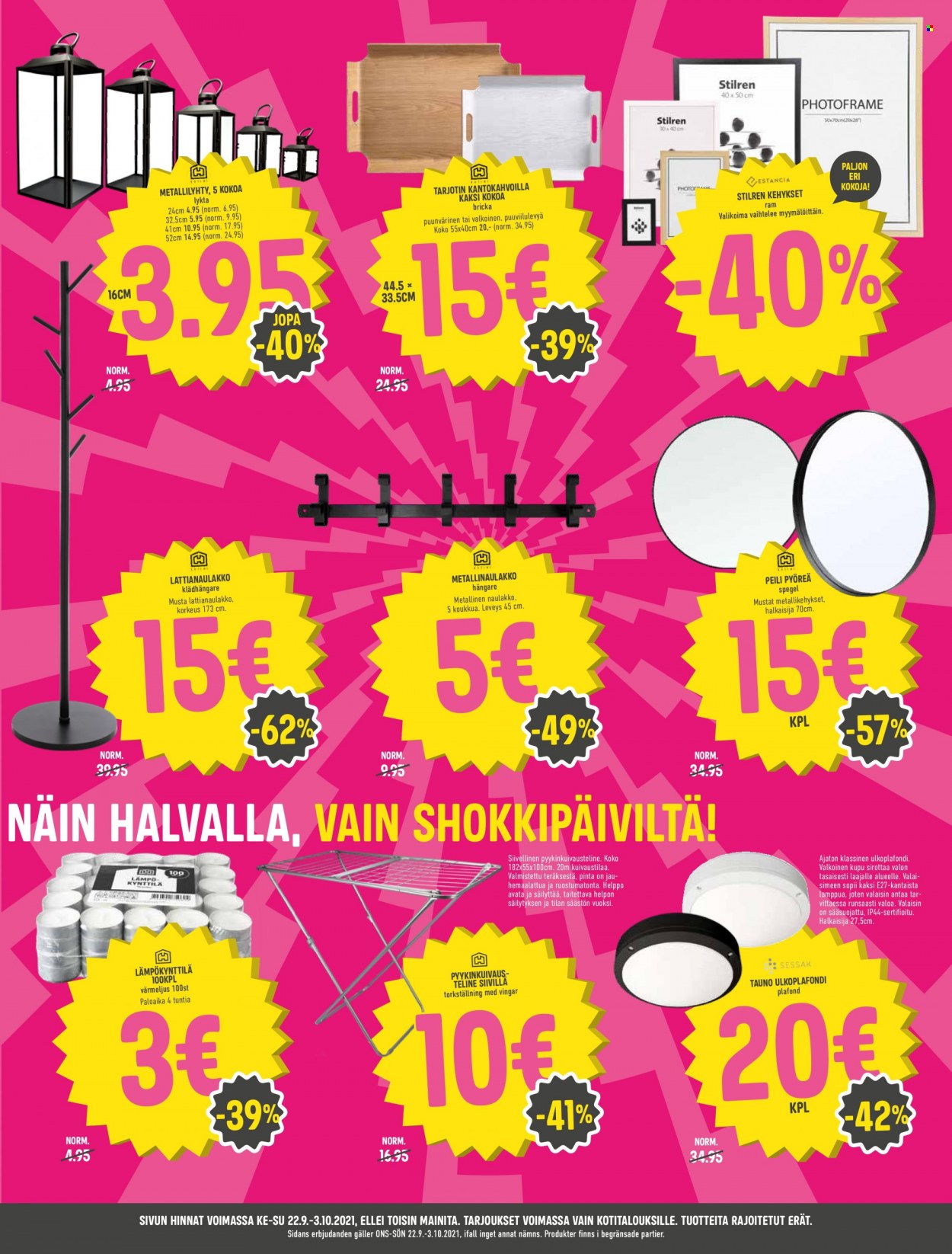 HalpaHalli tarjoukset - 22.09.2021 - 03.10.2021. Sivu 3